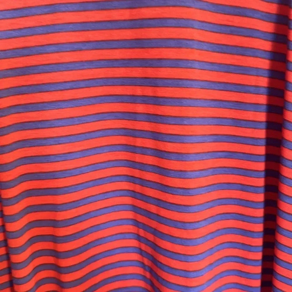 NWT LulaRoe Orange and Blue Top Size Small - Picture 3 of 4